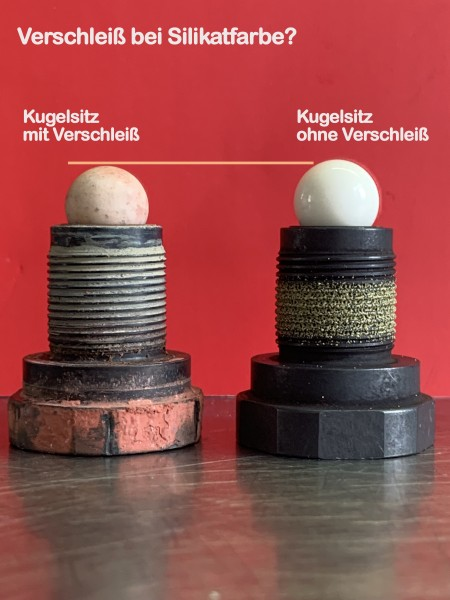 Ist Silikat Fassadenfarbe schädlich für ein Airlessgerät?