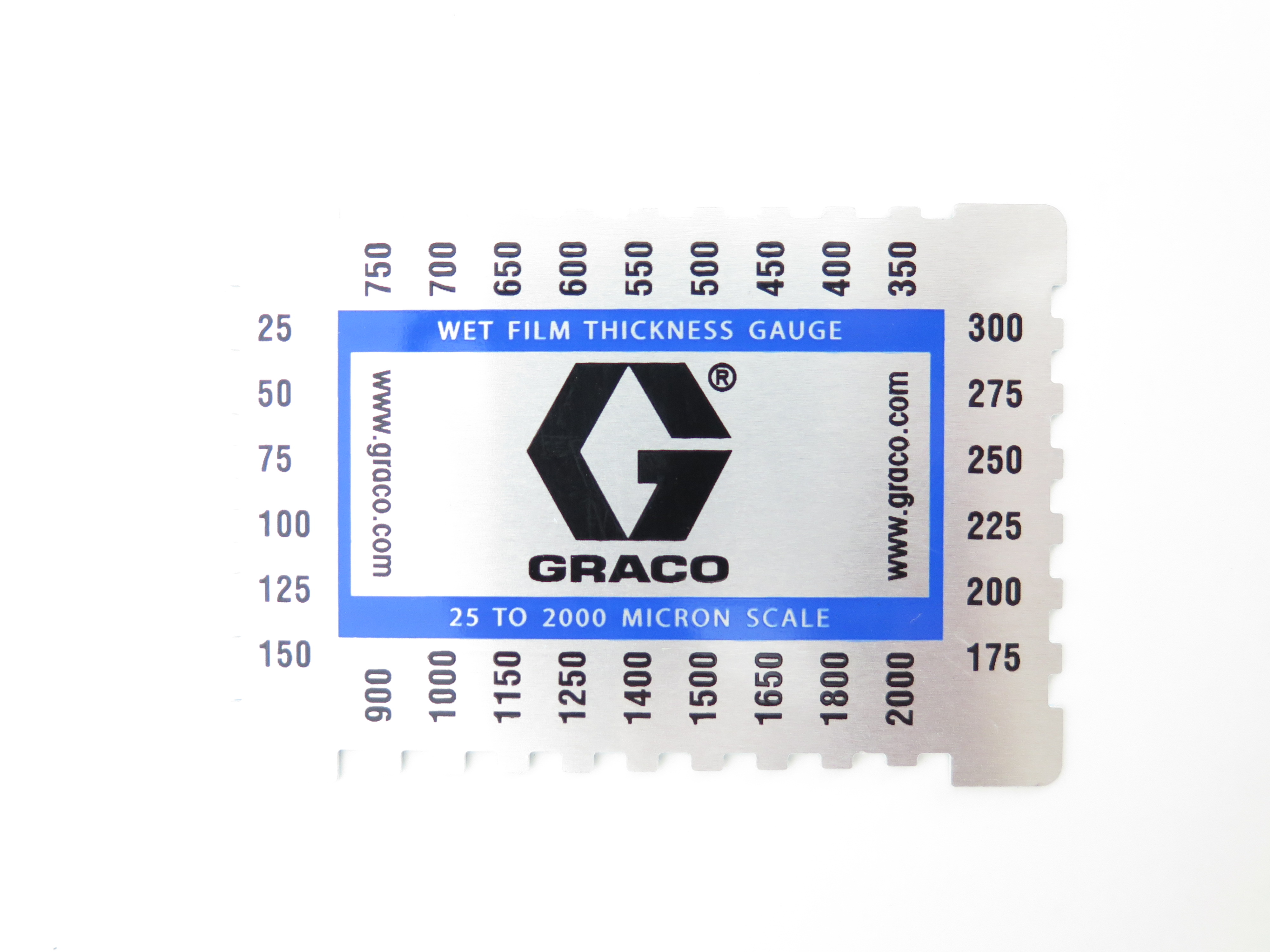 GRACO Original Schichtdickenmesskamm, 25 - 2000 my