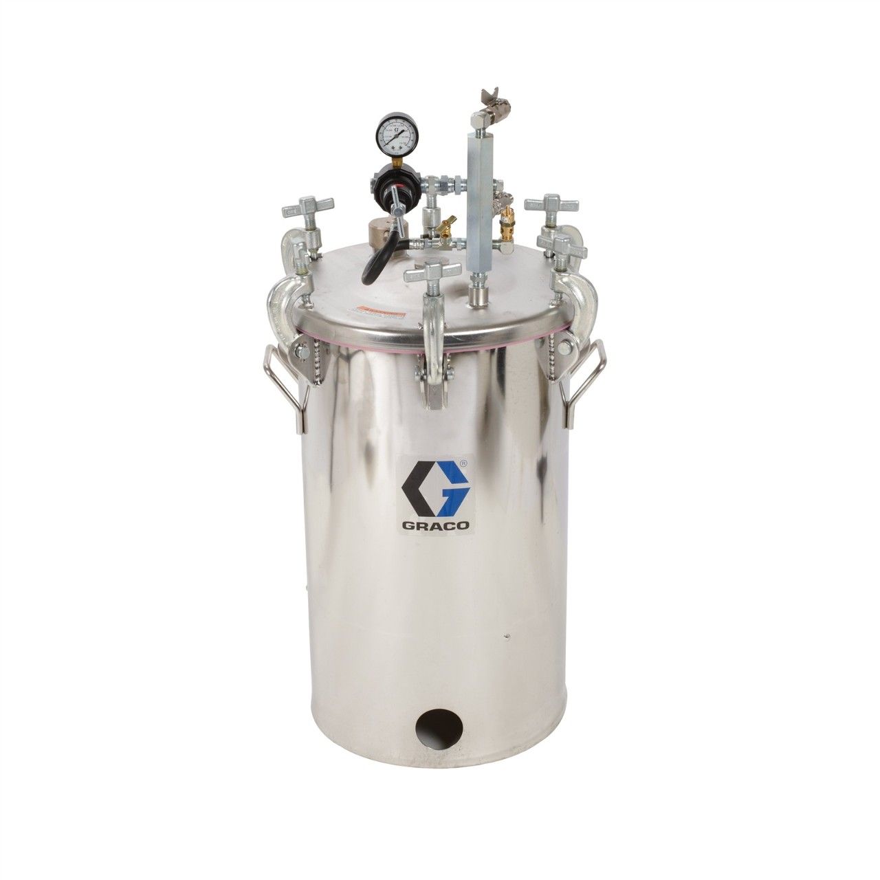 GRACO 10-Gallonen-Niederdruckbehälter (HVLP), eingestellt auf 15 psi - 236144
