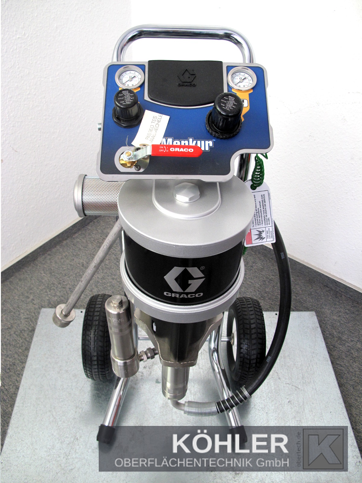 GRACO 30:1-Merkur-Pumpe, 4,5 l/min, Fahrgestellmontage - G30C53