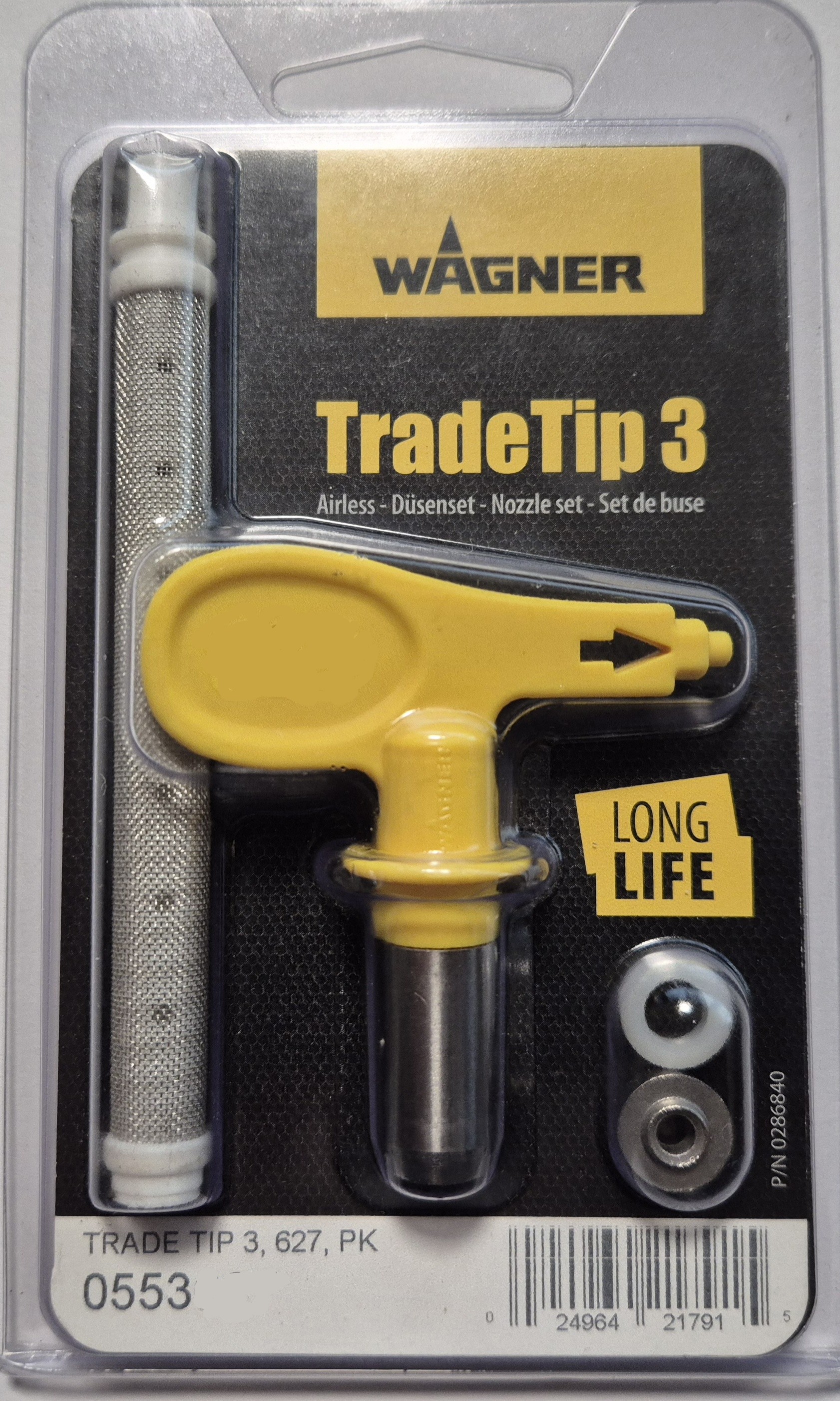 Wagner Trade Tip 3  627 Düse mit weissem Filter - WO0553627