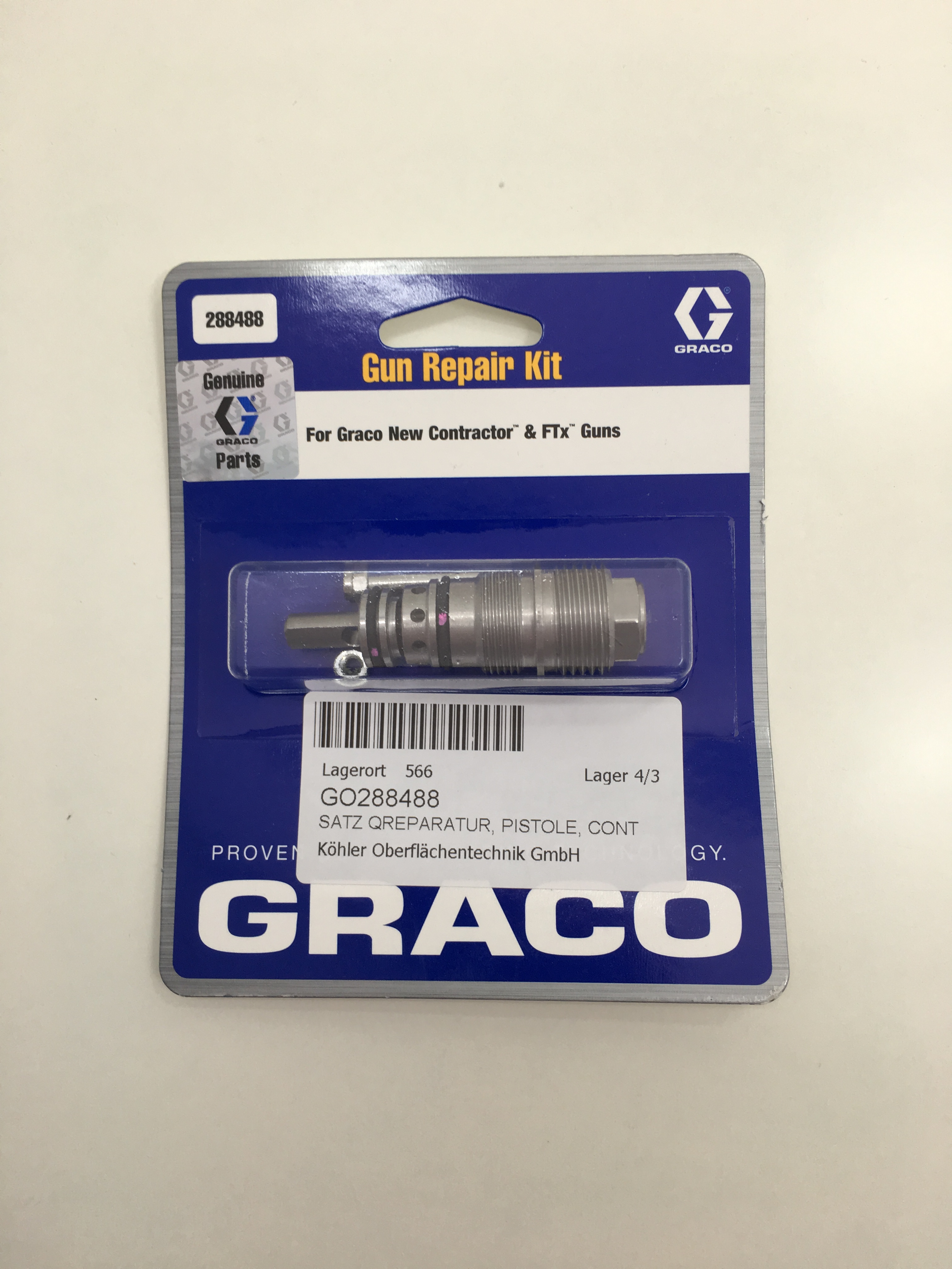 GRACO Original Pistolen Reparatursatz, Nadelsatz - 288488
