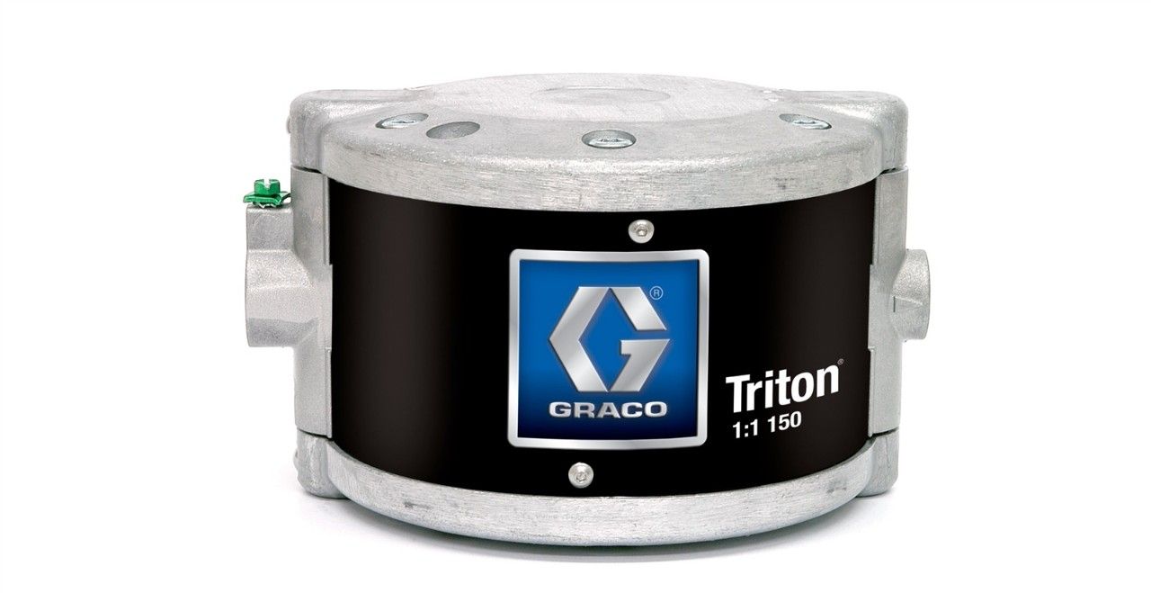 GRACO Triton-Druckluft-Membranpumpe, einzeln, Edelstahl, NPT - 233501