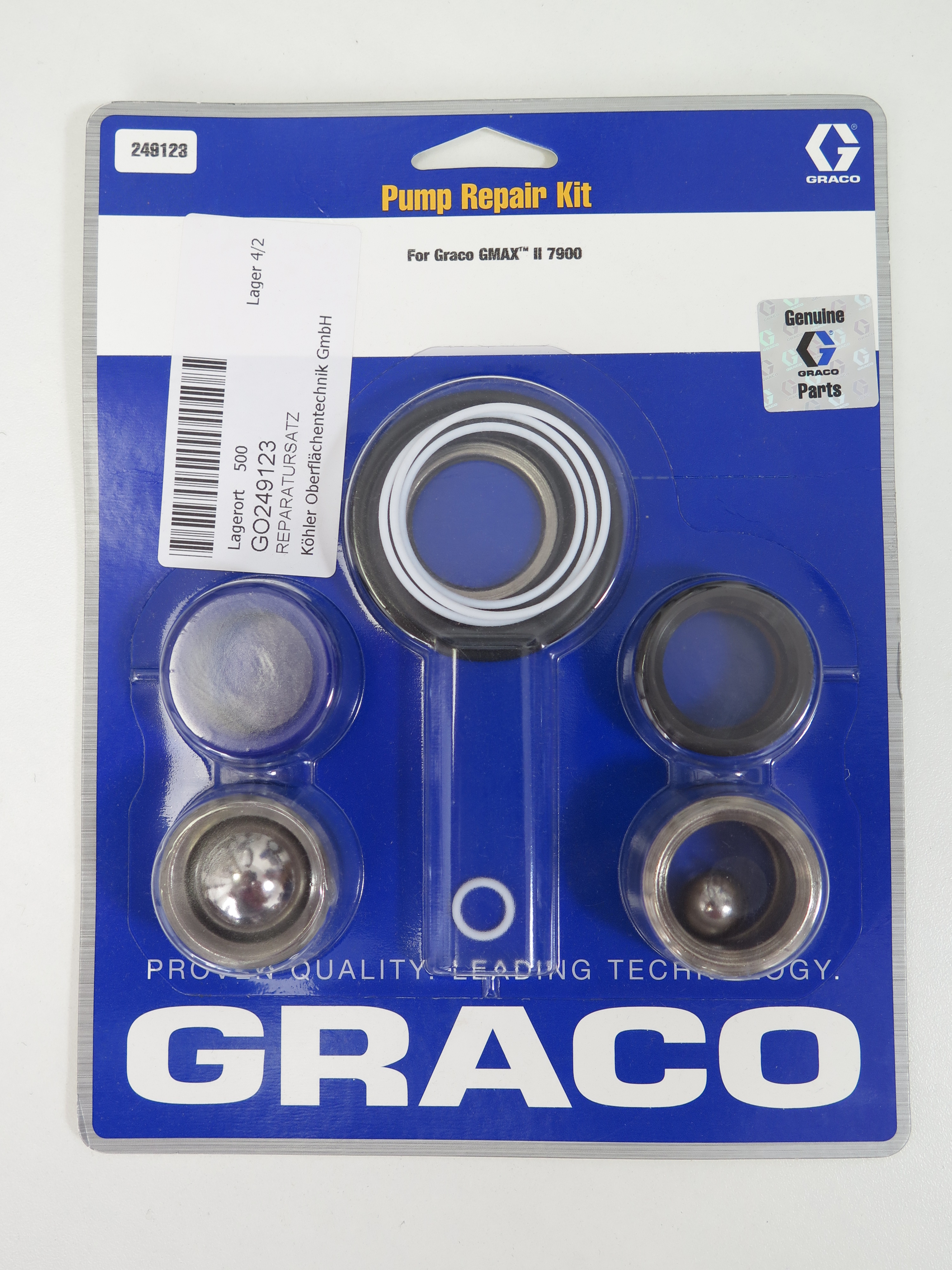 Graco Original Reparatursatz für Unterpumpe Mark X - 249123