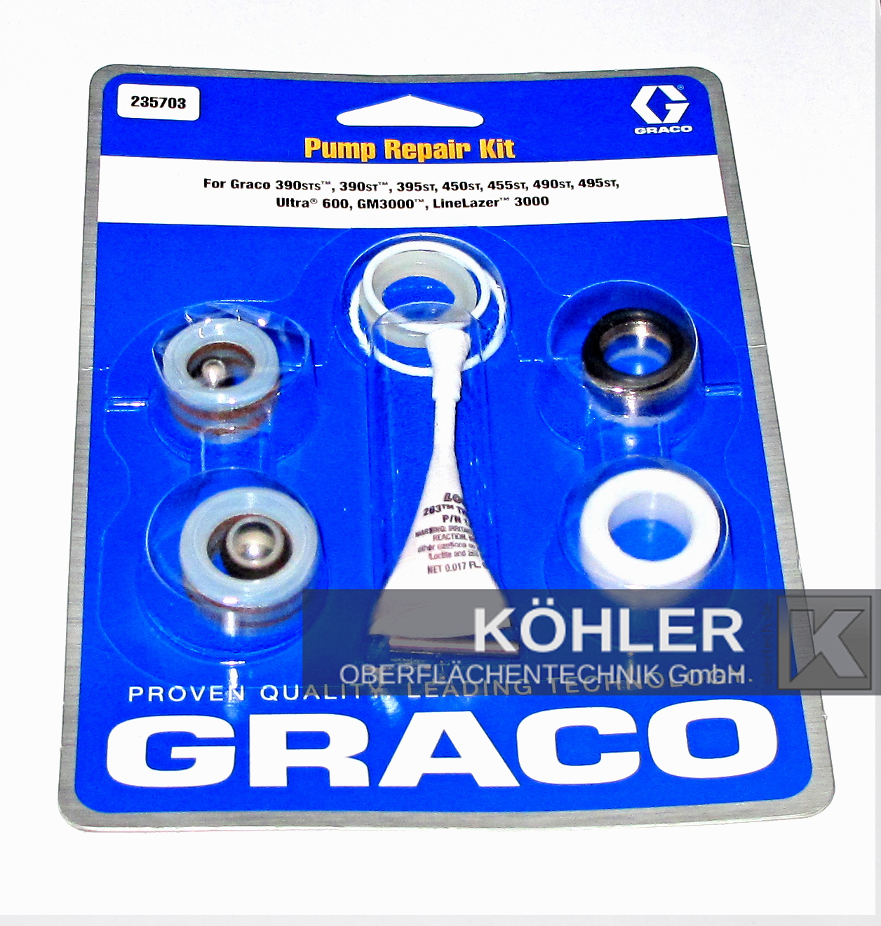 GRACO Original Reparatursatz Unterpumpe für 390 ST - 235703
