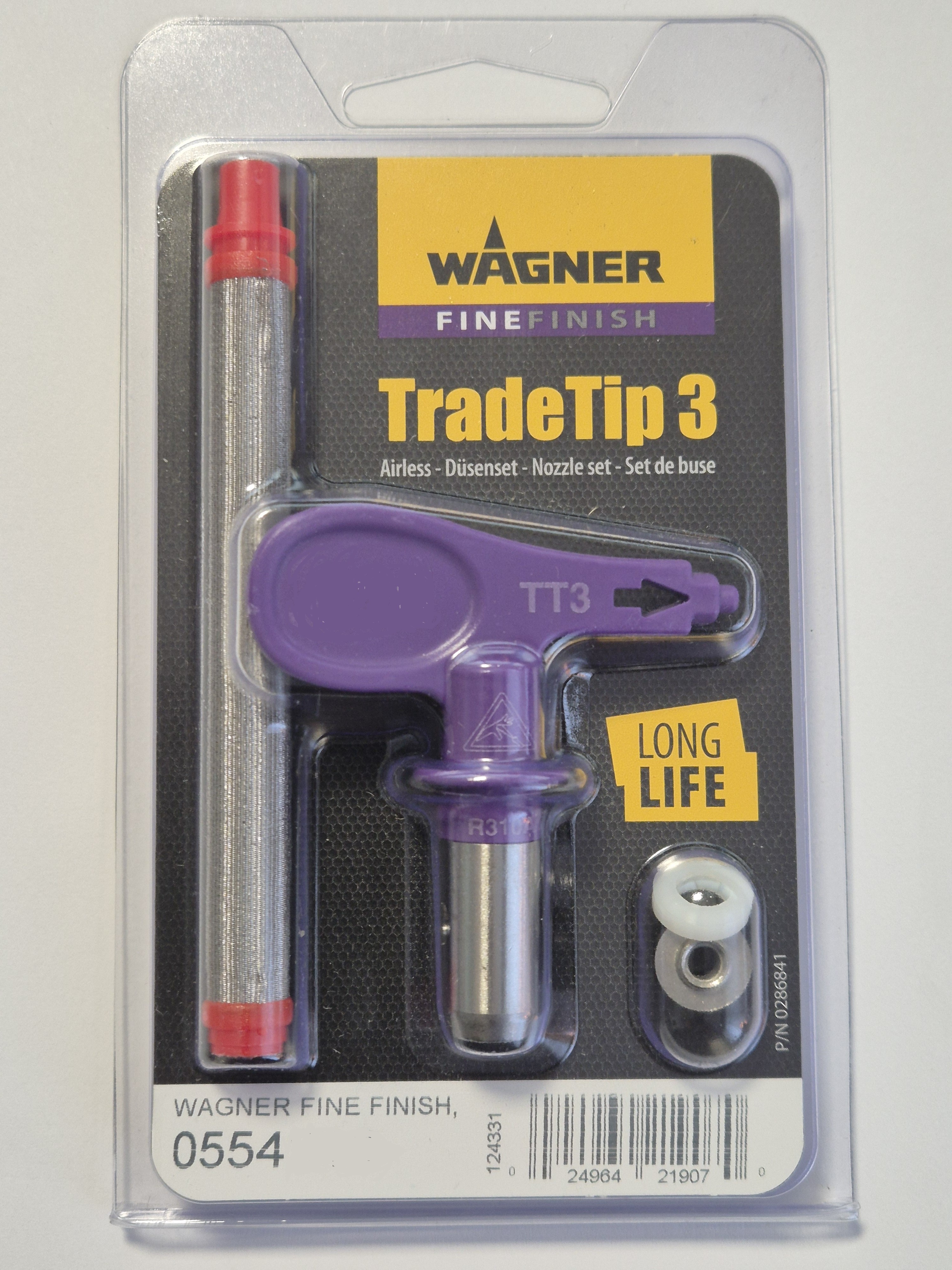 Wagner Trade Tip 3 210 Fine Finish Düse mit rotem Filter - WO0554210