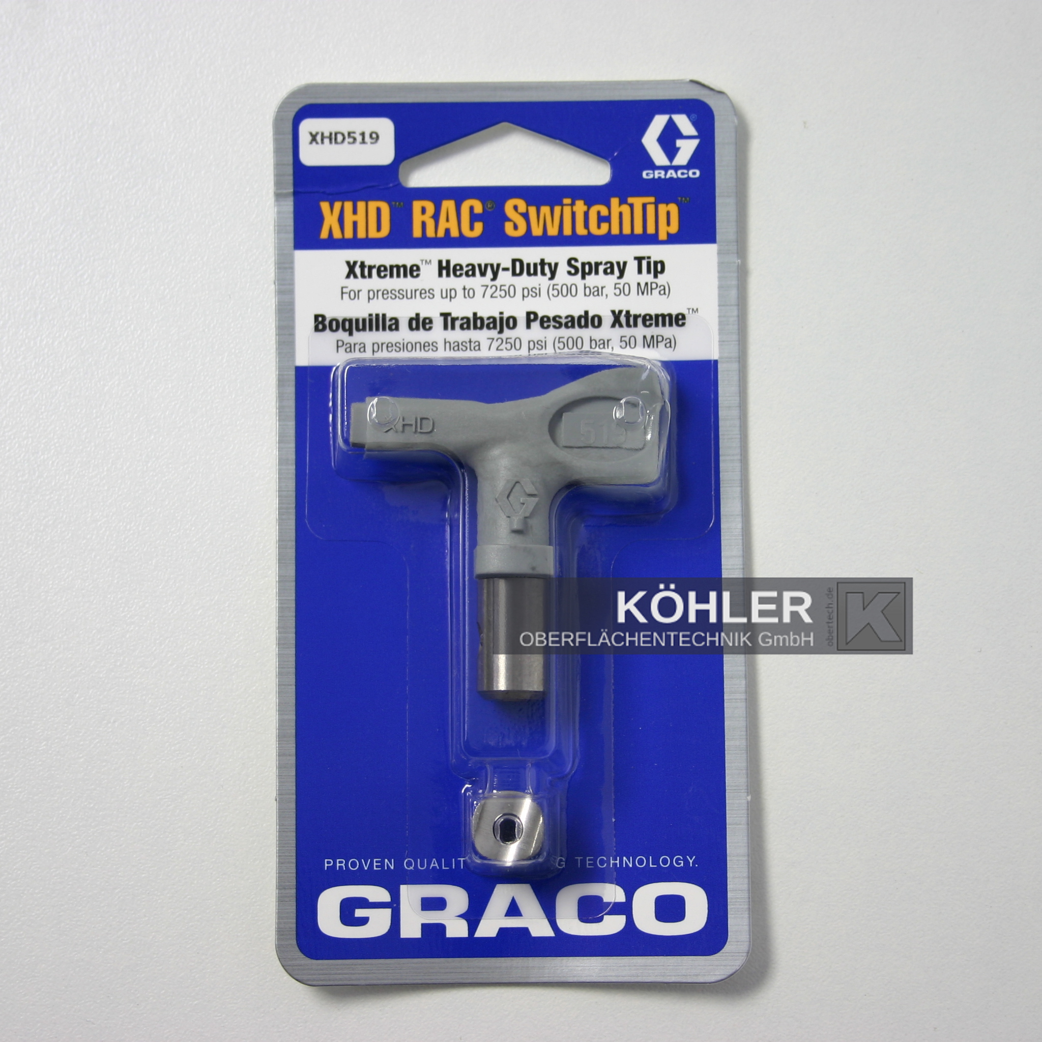GRACO Original Düse XHD RAC SwitchTip Umkehrdüse 519