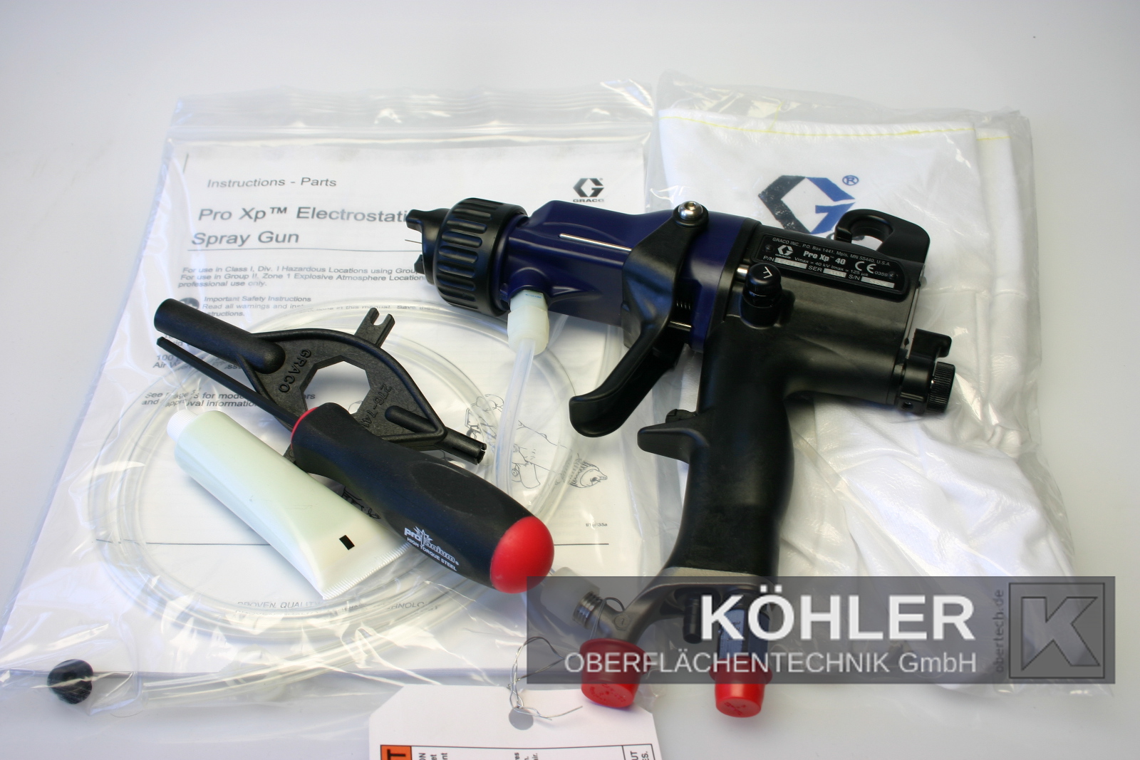 GRACO Original PRO XP PISTOLE 40KV BOOSTER - L40T14