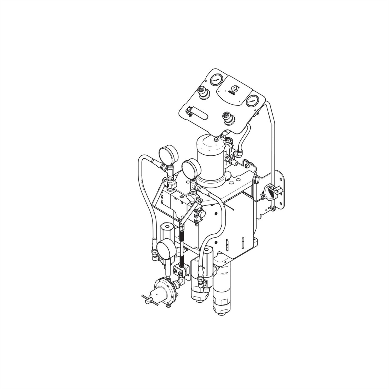 GRACO Mechanisches 3:1-M2K-Air-Spray-Dosiergerät - 24V876