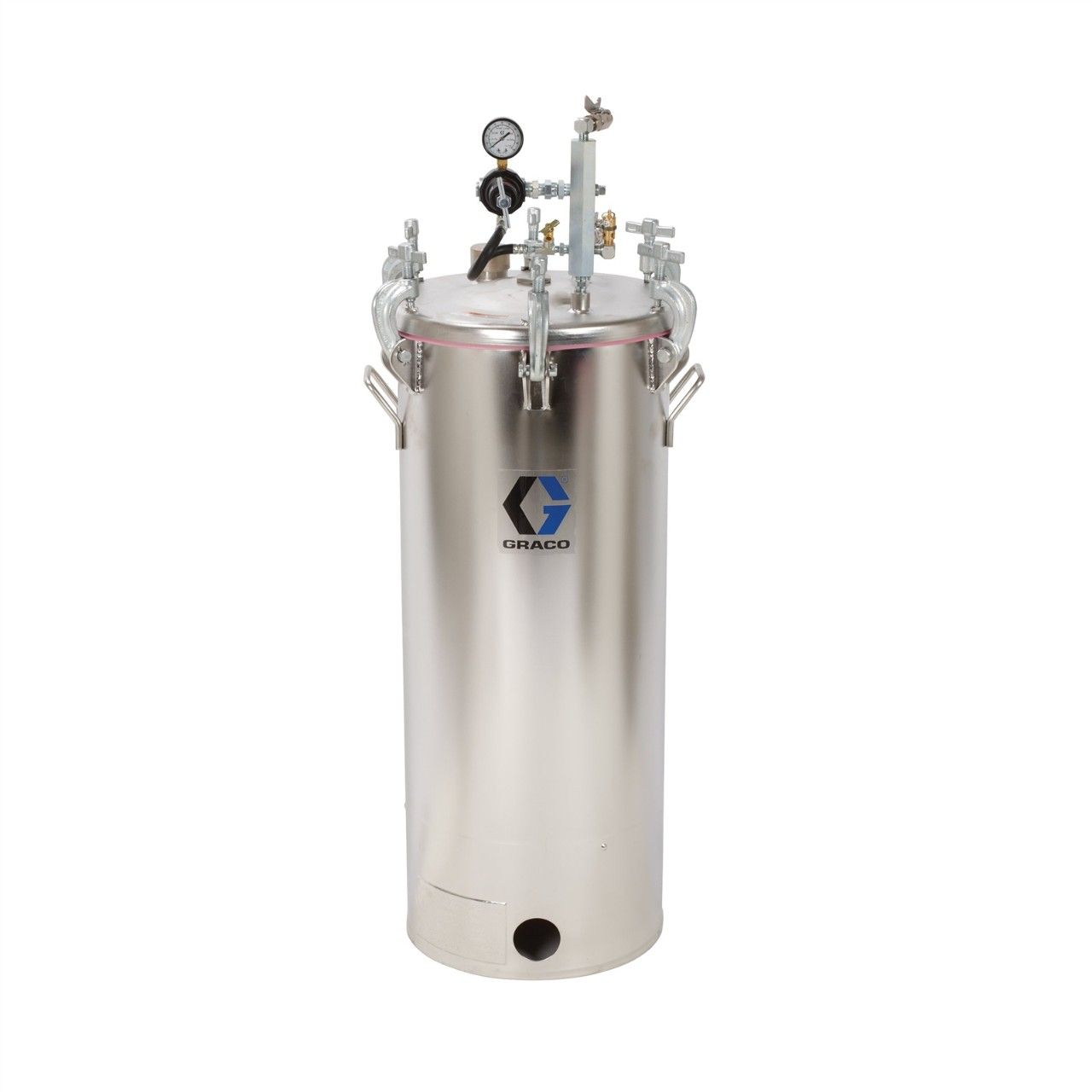 GRACO 15-Gallonen-Hochdruckbehälter (HVLP), eingestellt auf 100 psi - 236151