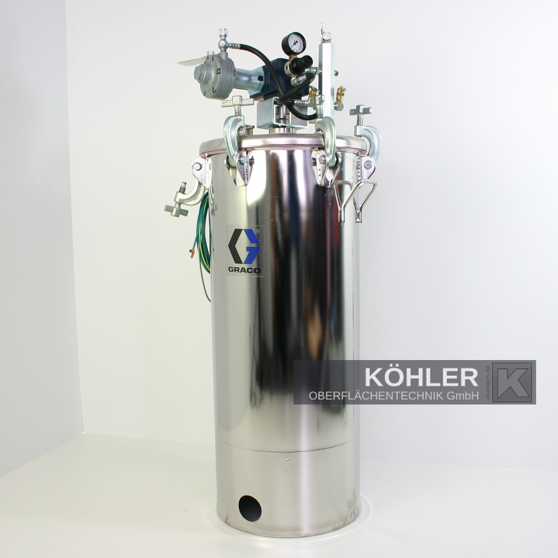 GRACO 15-Gallonen-Niederdruckbehälter (HVLP), Behälter mit Rührwerk - 236148