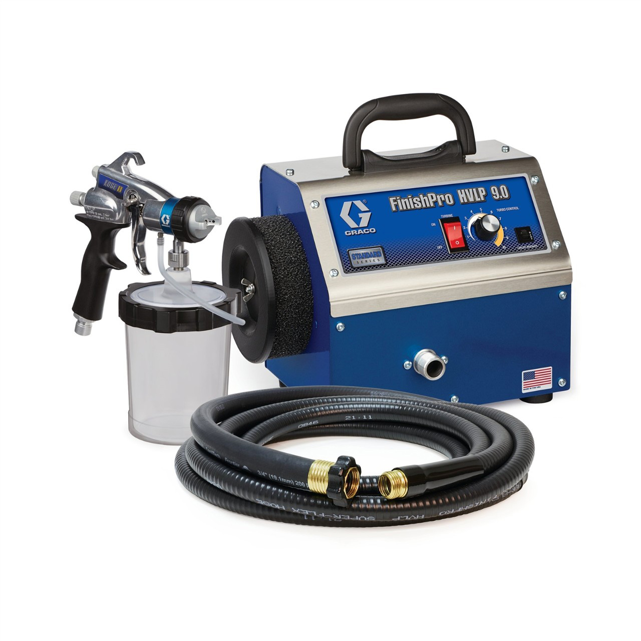 GRACO FinishPro HVLP 9.0 Spritzgerät der Standard-Serie, 230 V, EU - 17P529